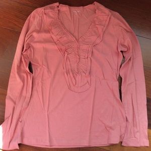 New! Garnet Hill T Size Small Tee 100% Pima Cotton